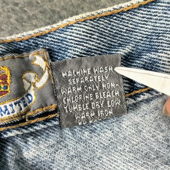 VINTAGE 80s The Limited Mom Jeans Womens 8 Pleated Taper Hi Rise 27X28‎ Grunge - Picture 15 of 15